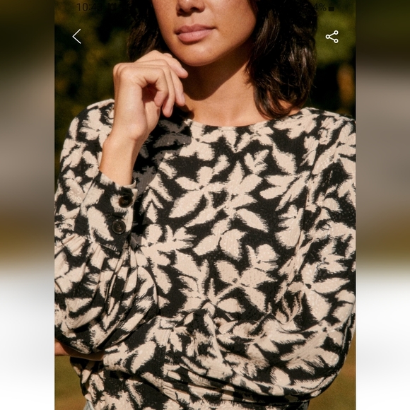 Sezane Linon Blouse - Picture 3 of 11